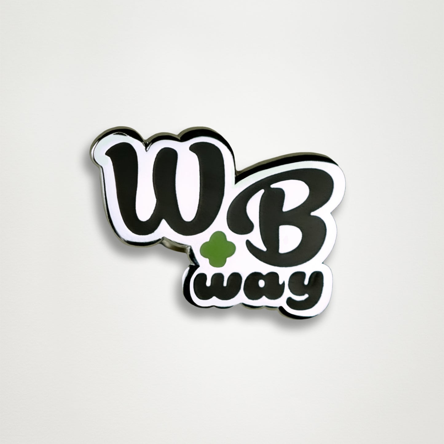 Wake+Bake Pin Silver