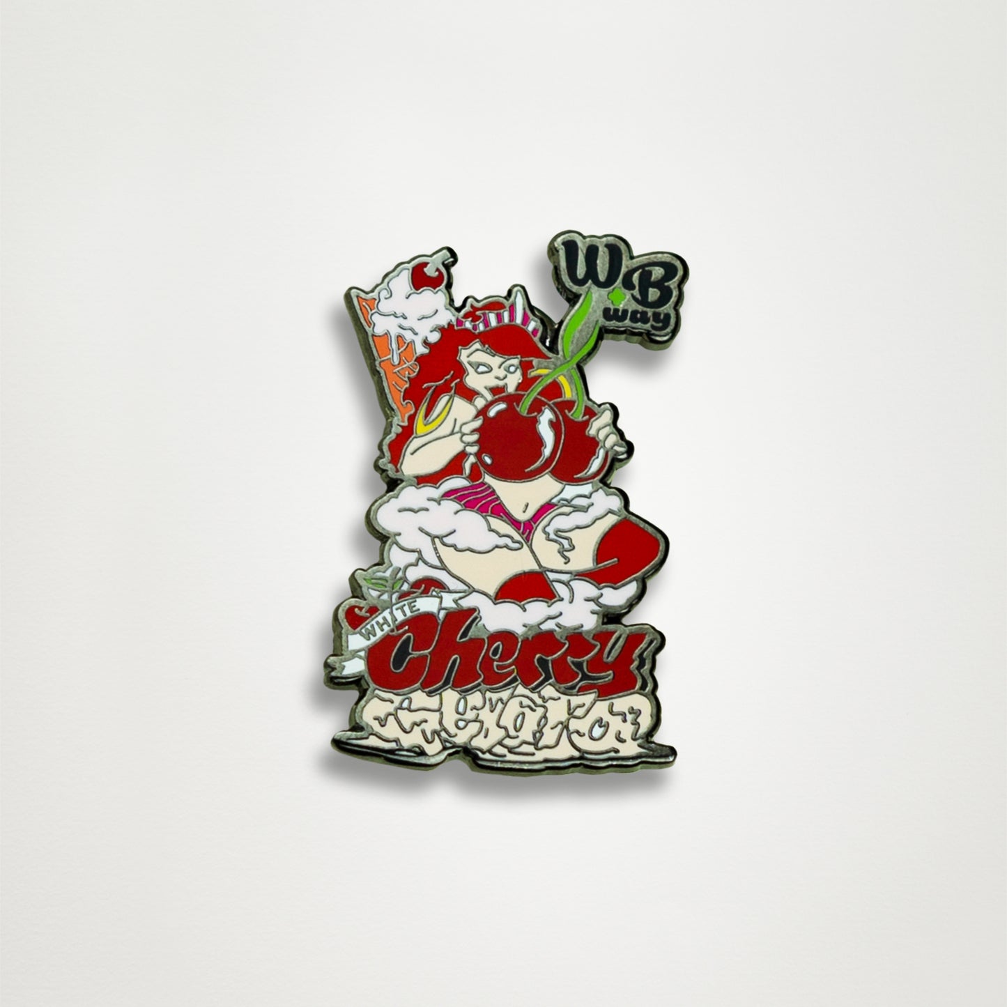 White Cherry Gelato Pin