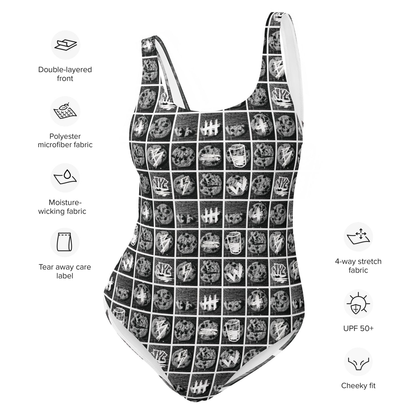 Cookies + Cream One-Piece Swimsuit