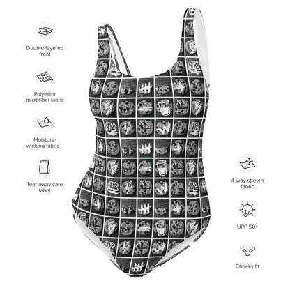 Cookies + Cream One-Piece Swimsuit