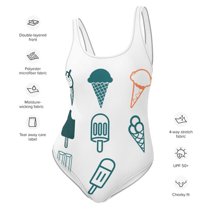 Pop Cycle WB One-Piece Swimsuit