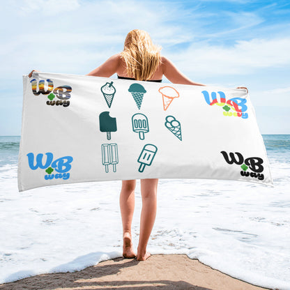 WB Pop Cycle Beach Towel