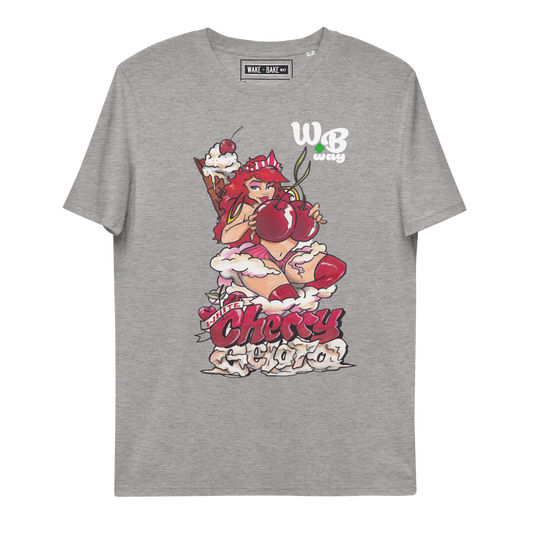 White Cherry Gelato Unisex organic cotton T-Shirt