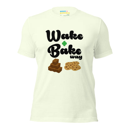WAKE + BAKE WAY OG LOGO T-SHIRT SUN COLORS