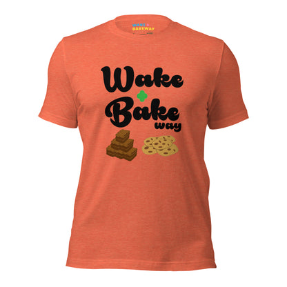 WAKE + BAKE WAY OG LOGO T-SHIRT SUN COLORS