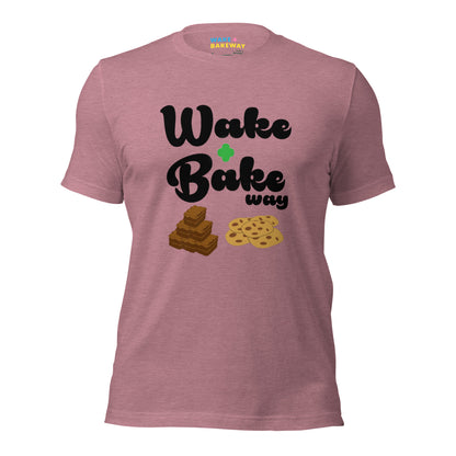 WAKE + BAKE WAY OG LOGO T-SHIRT SUN COLORS