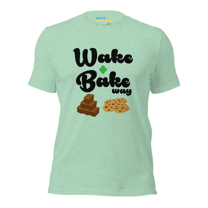 WAKE + BAKE WAY OG LOGO T-SHIRT SUN COLORS
