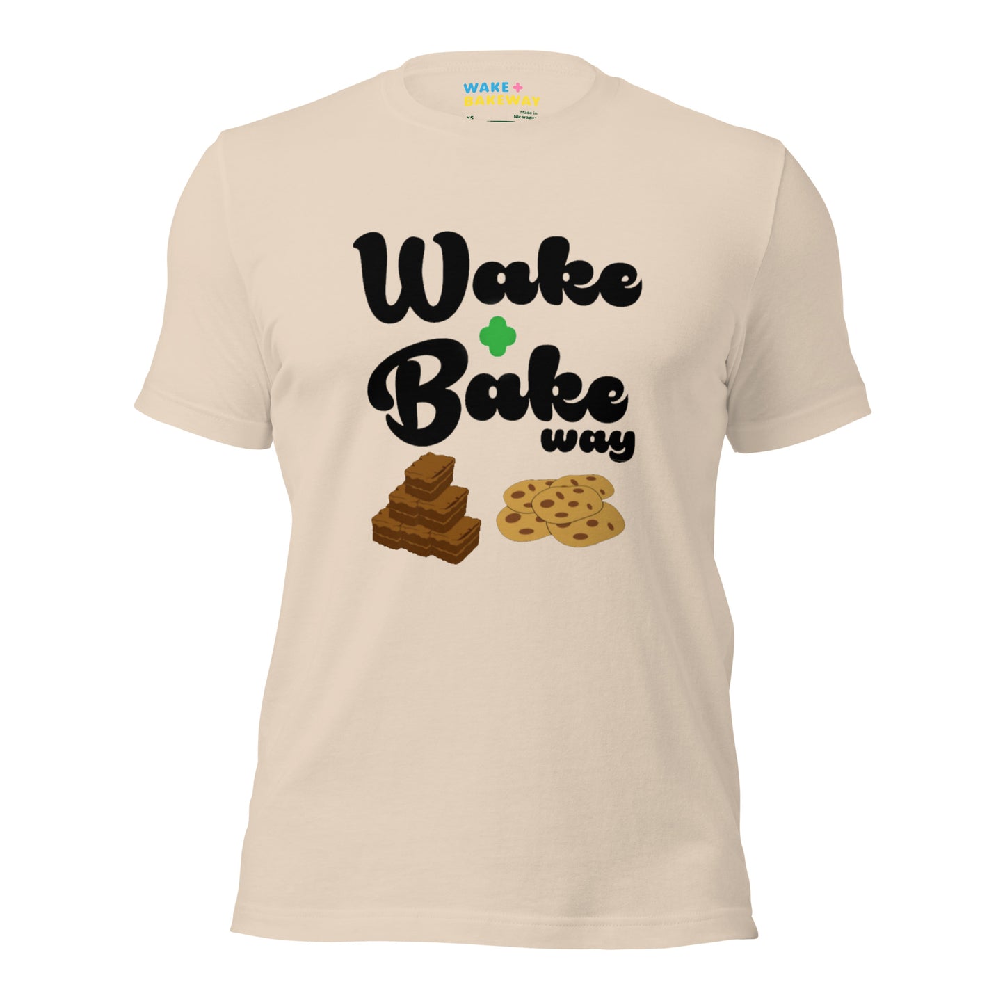 WAKE + BAKE WAY OG LOGO T-SHIRT SUN COLORS